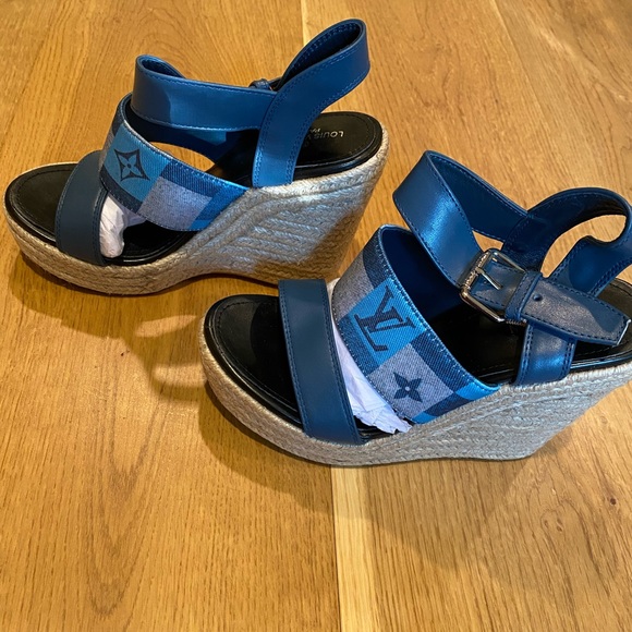 LV starboard wedge sandals size 36 6- brand new - Main Image